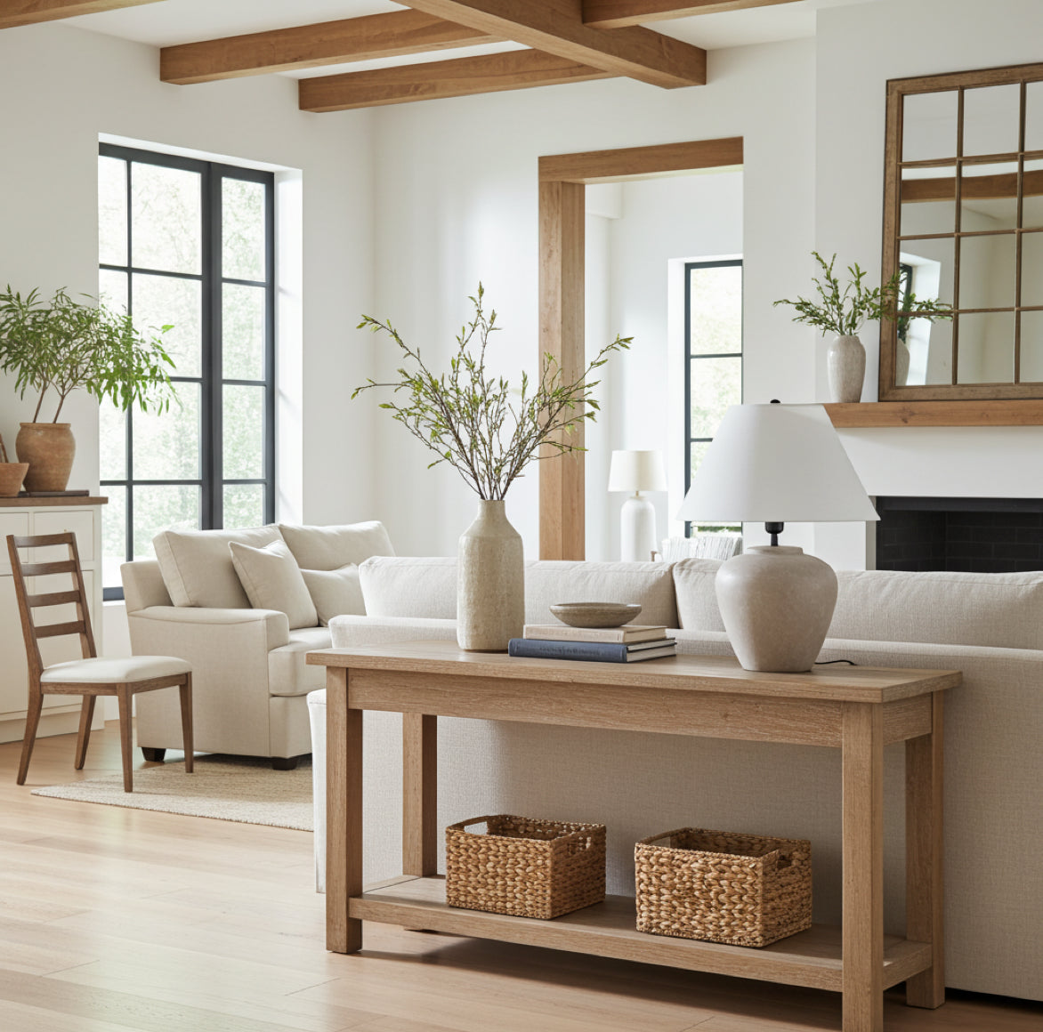 Landhaus Tischlampe Lilly 41cm