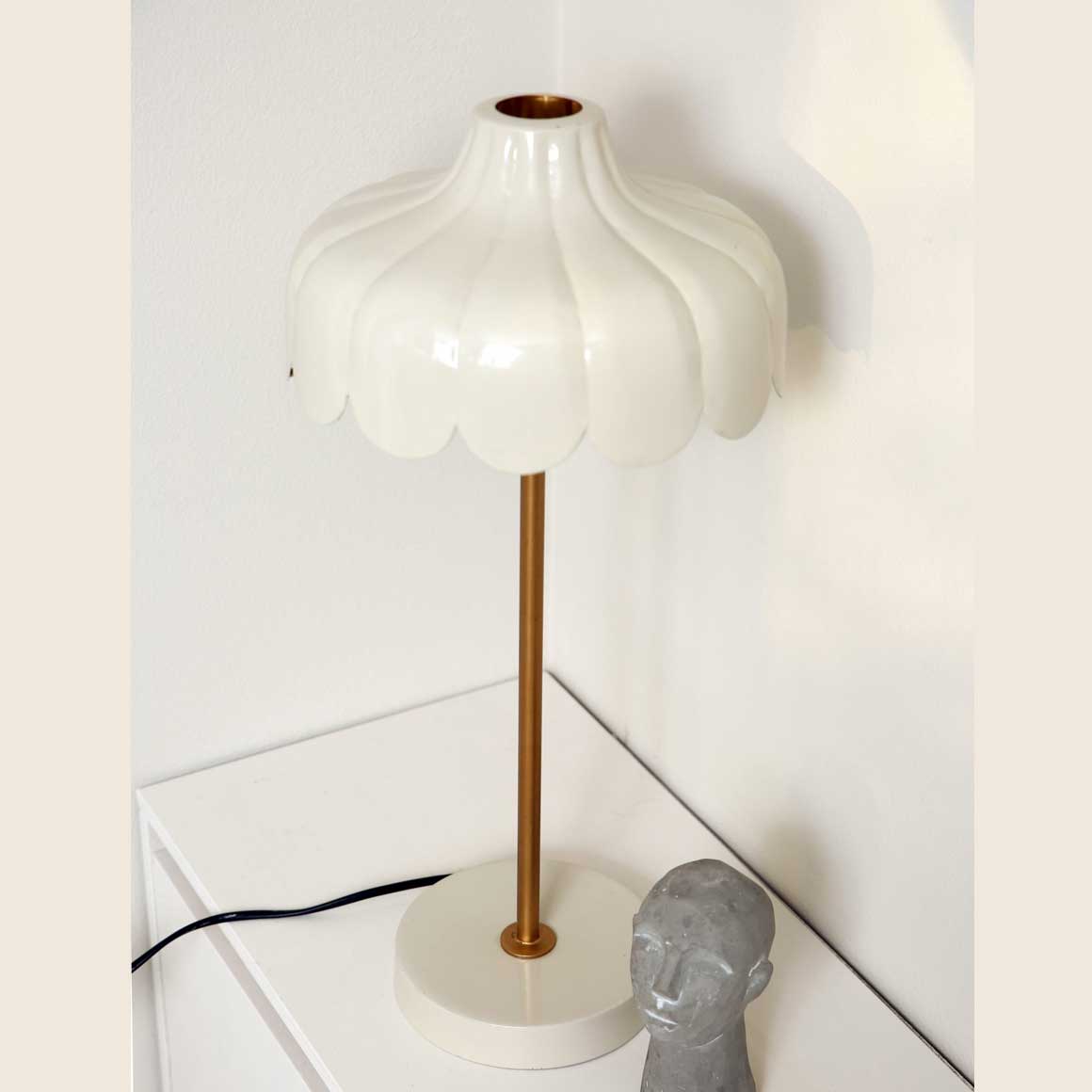 tischlampe Vintage Landhaus Beige Gold Soulbirdee Onlineshop
