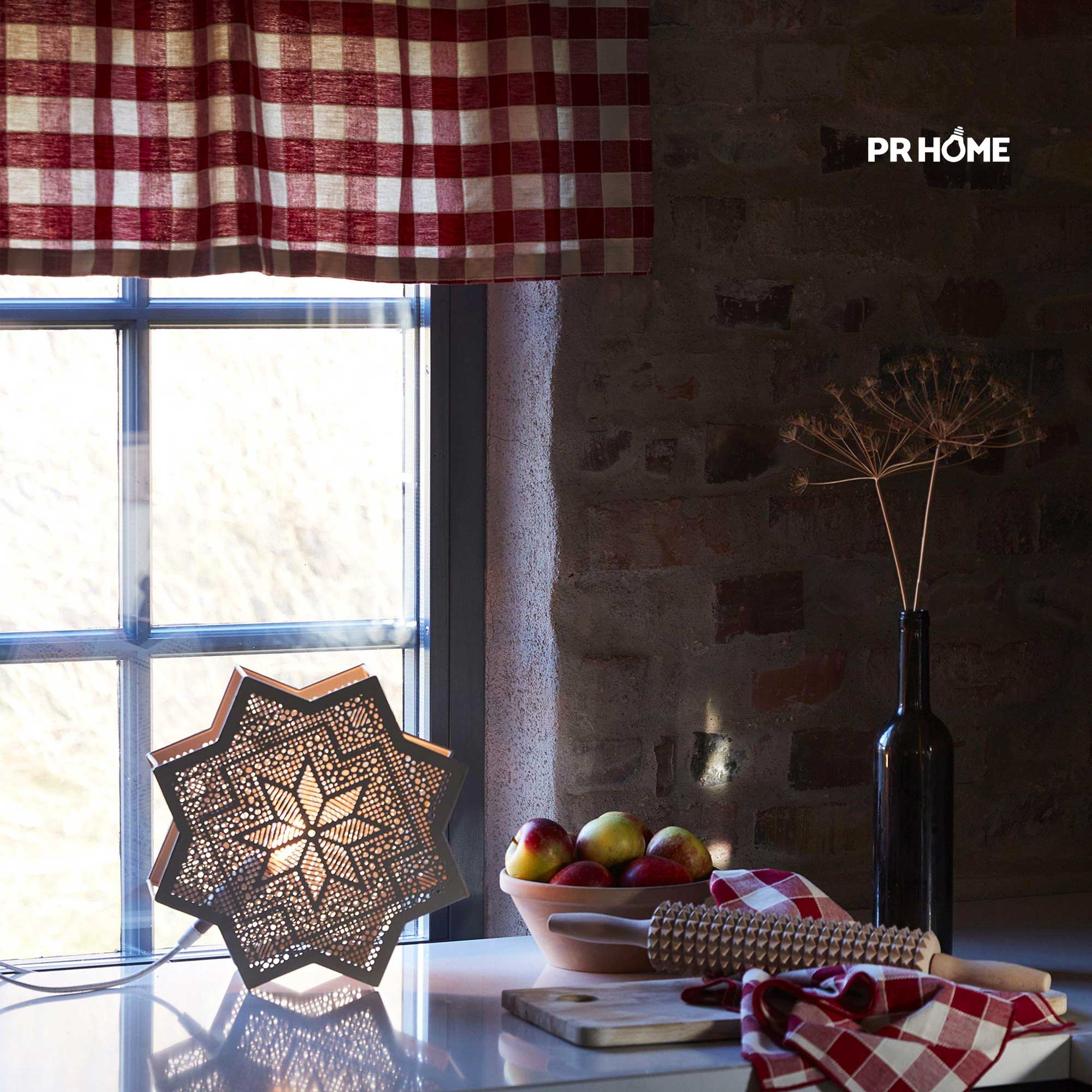 Xmas Deko Lampe mit Stern Prhome nordisch Skandinavische Tischleuchte Weihnachtsdeko Advent Soulbirdee Shop