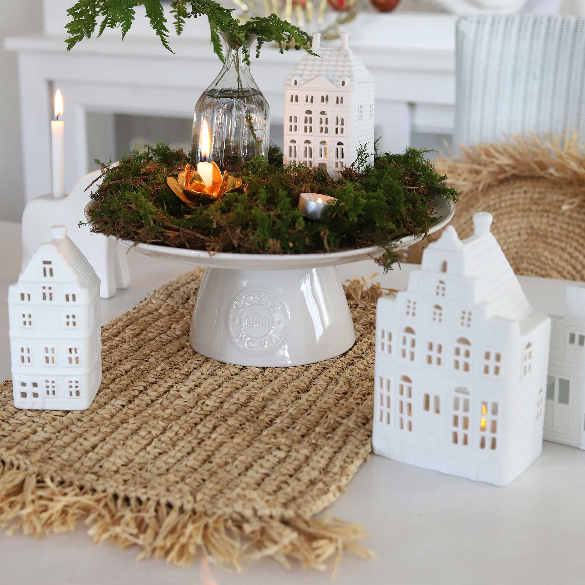Tortenständer weiss rund Costa Nova Fuss Etagere Kuchenständer Tortenplatte Kuchenplatte Soulbirdee Onlineshop
