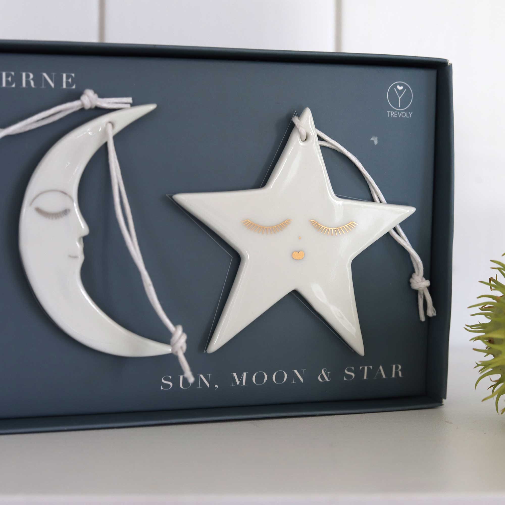Trevoly Ornamente Sonne Mond Sterne