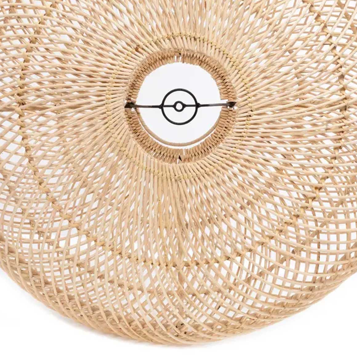 Untersicht Rattan Lampenschirm