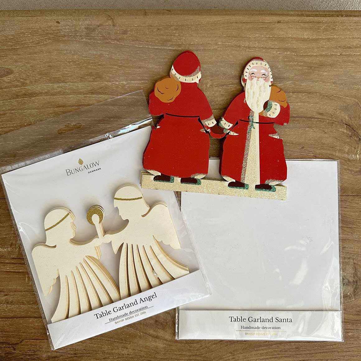 Verpackung Nikolaus Engel Girlande Weihnachtsdeko soulbirdee onlineshop Adventsdeko Bungalow DK