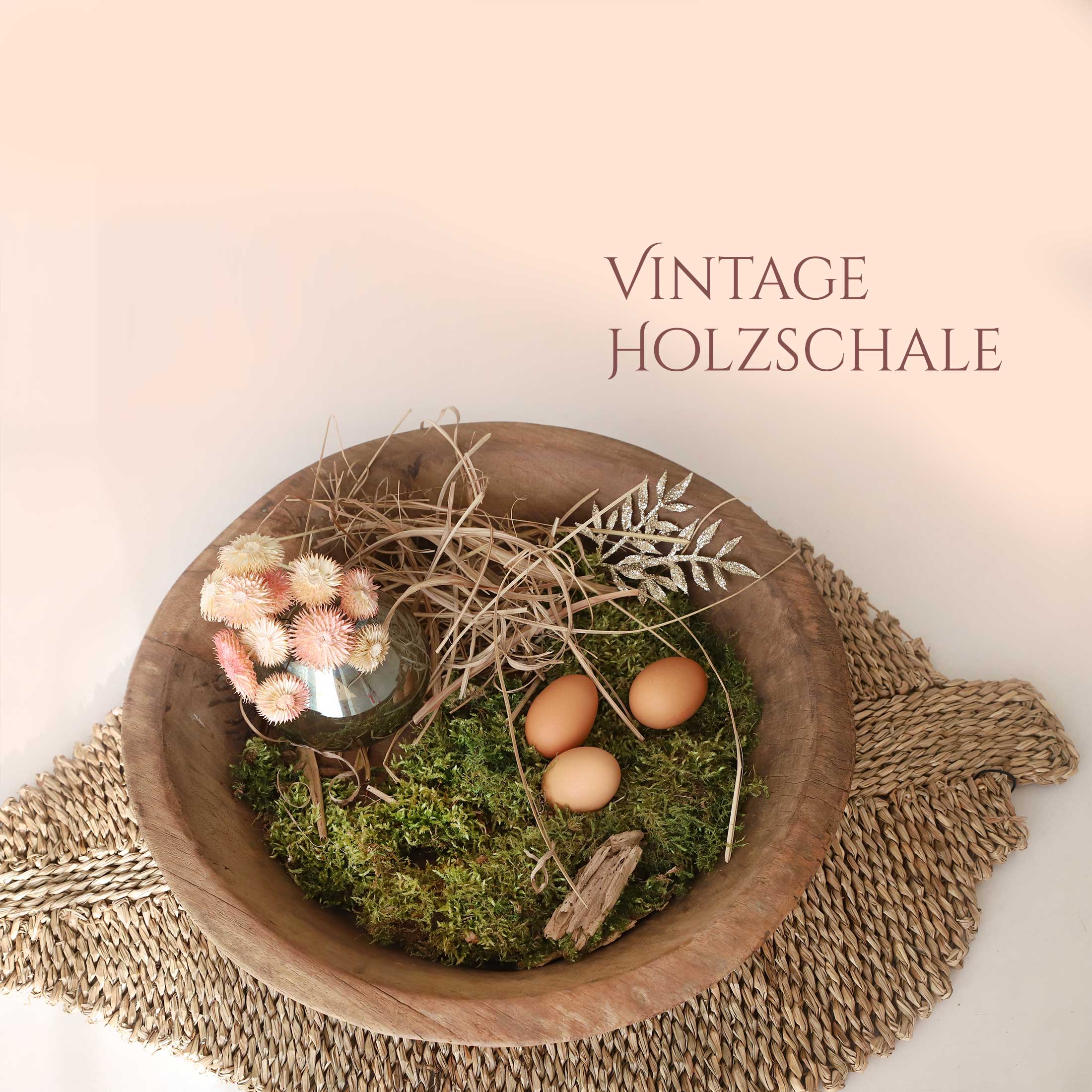 Vintage Holzschale "Gewürzstrasse" aus hellem Holz. Eine handgemachte Schale aus Holz zum dekorieren oder als Tablett aus Holz. Online kaufen bei Soulbirdee