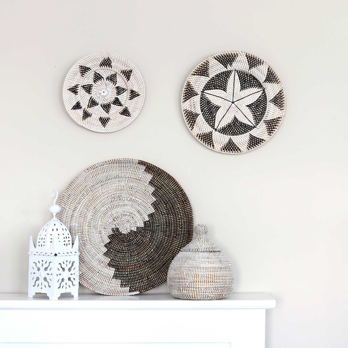 Wanddekoration aus Bali ♥ Runde Wandteller im Boho Look ♥ – Soulbirdee