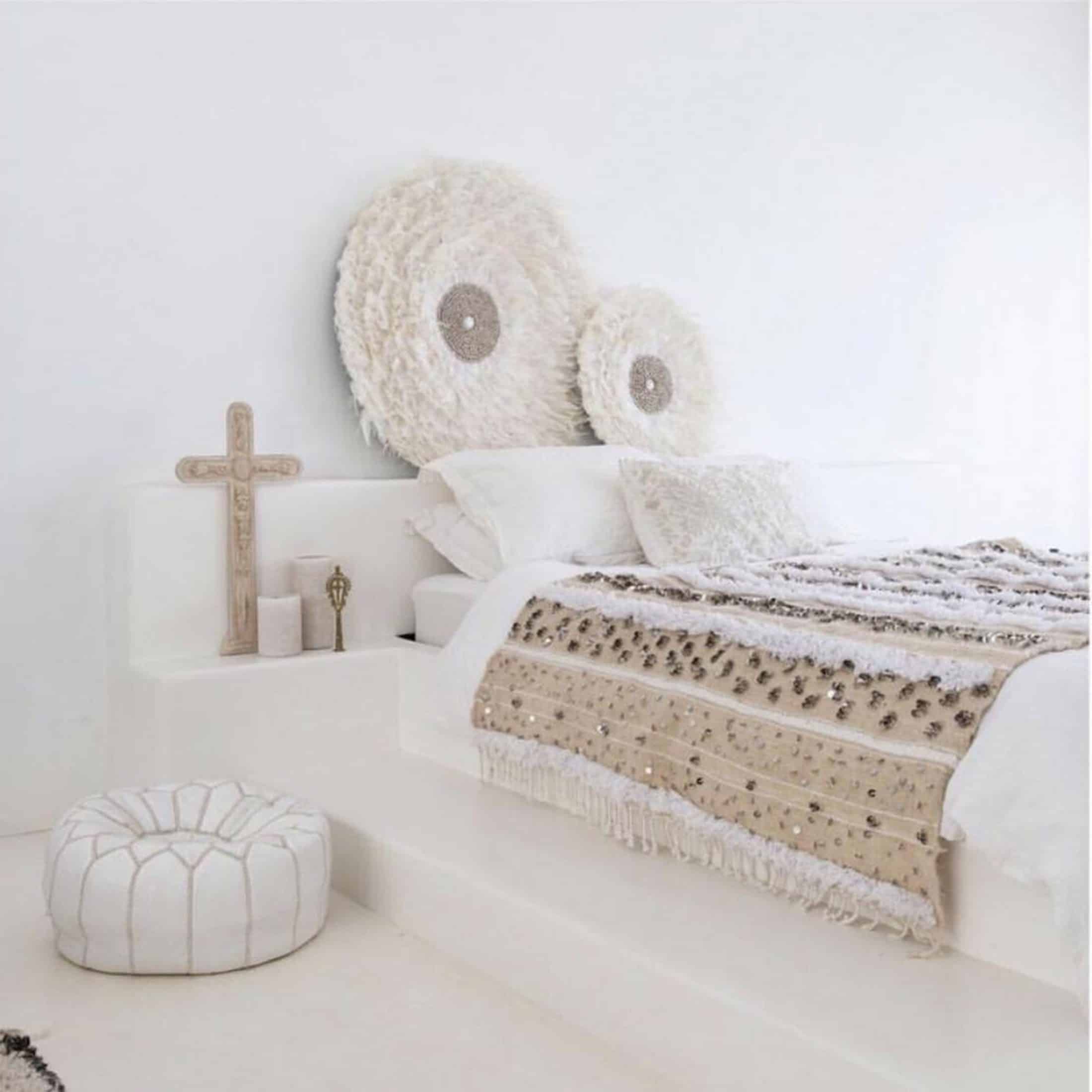 Wanddekoration aus Federn ♥ Wanddeko Juju mit Muscheln & Federn | Deko von Bazar Bizar Boho Wanddeko ♥ Wanddeko kaufen | Boho Deko im Soulbirdee Onlineshop