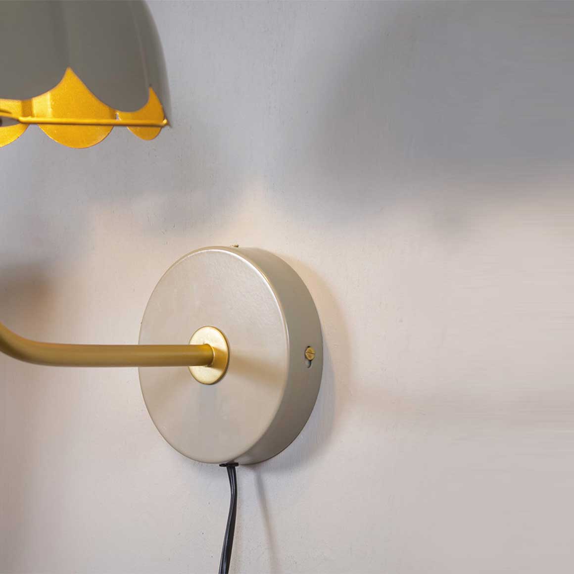 Wandlampe Detail Wandbefestigung soulbirdee onlineshop