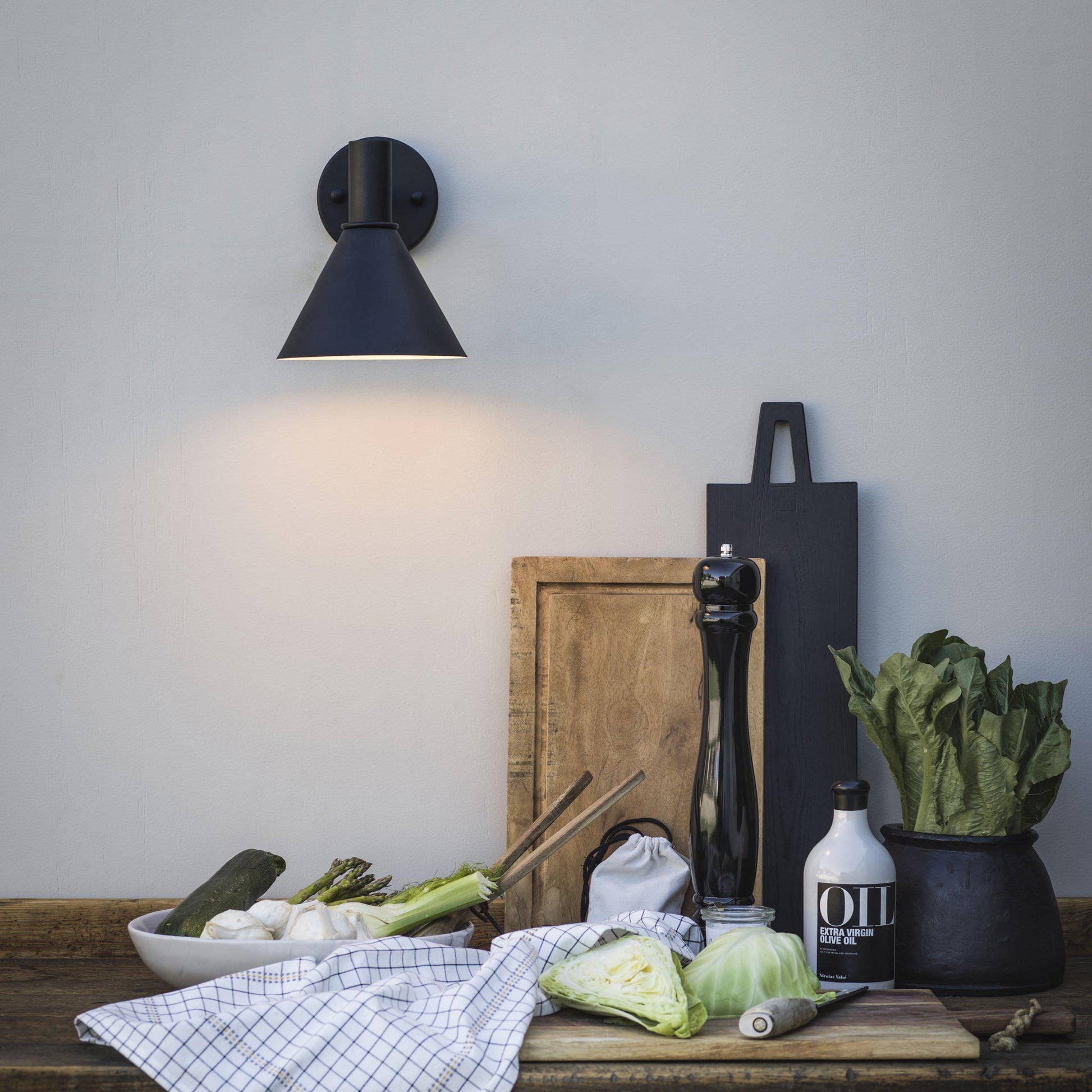 Wandleuchte außen Schwarz Grau Metall Wandleuchte schwarz Wandlampe Outdoor Lampe Soulbirdee Lampenshop Gartenlampe