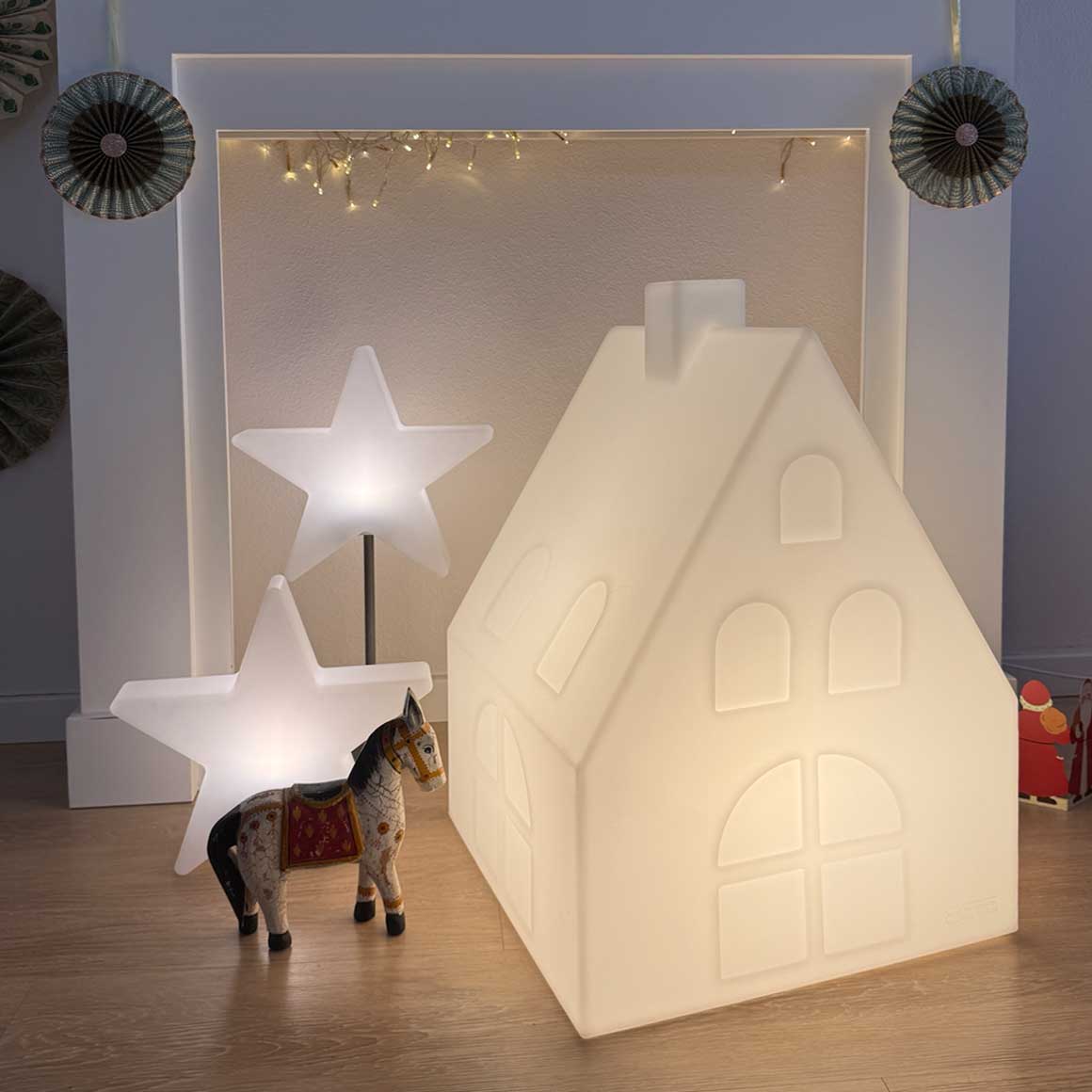 Weihnachtsbeleuchtung weihnachtsdeko kaminbeleuchtung kamindeko weihnachten dekoleuchte dekolampe Wohnzimmer Haus shining house soulbirdee Onlineshop