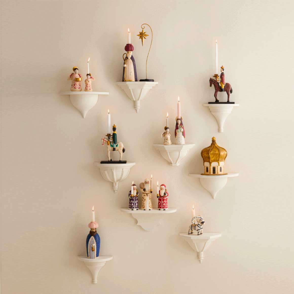 Weihnachtsdeko Weihnachtsshop Soulbirdee Onlineshop Deko Figuren Kerzenhalter Kerzenständer Dekofigur Bungalow DK Bungalowdk