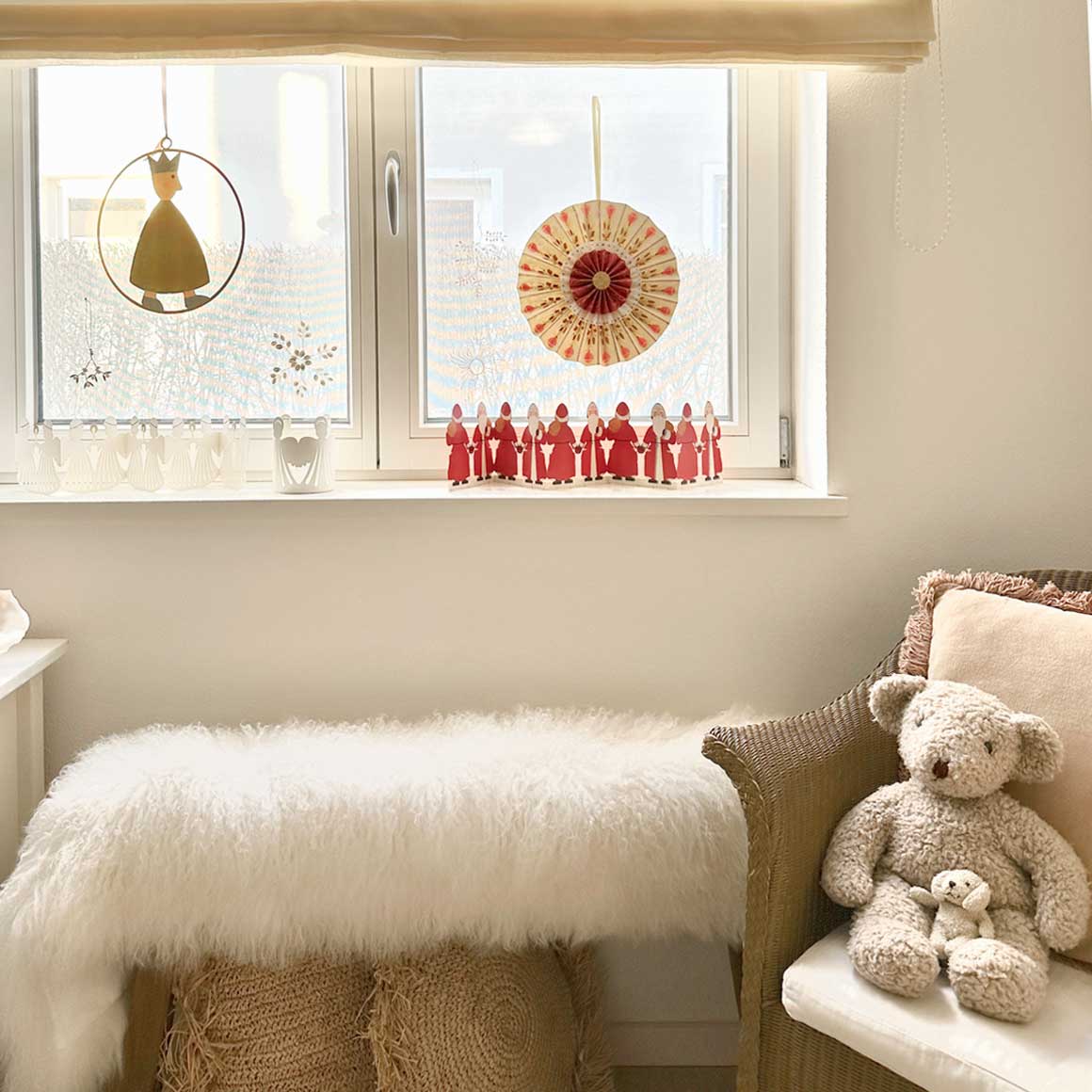 Weihnachtsdeko nikolaus engel bungalow soulbirdee onlineshop fensterdeko advent