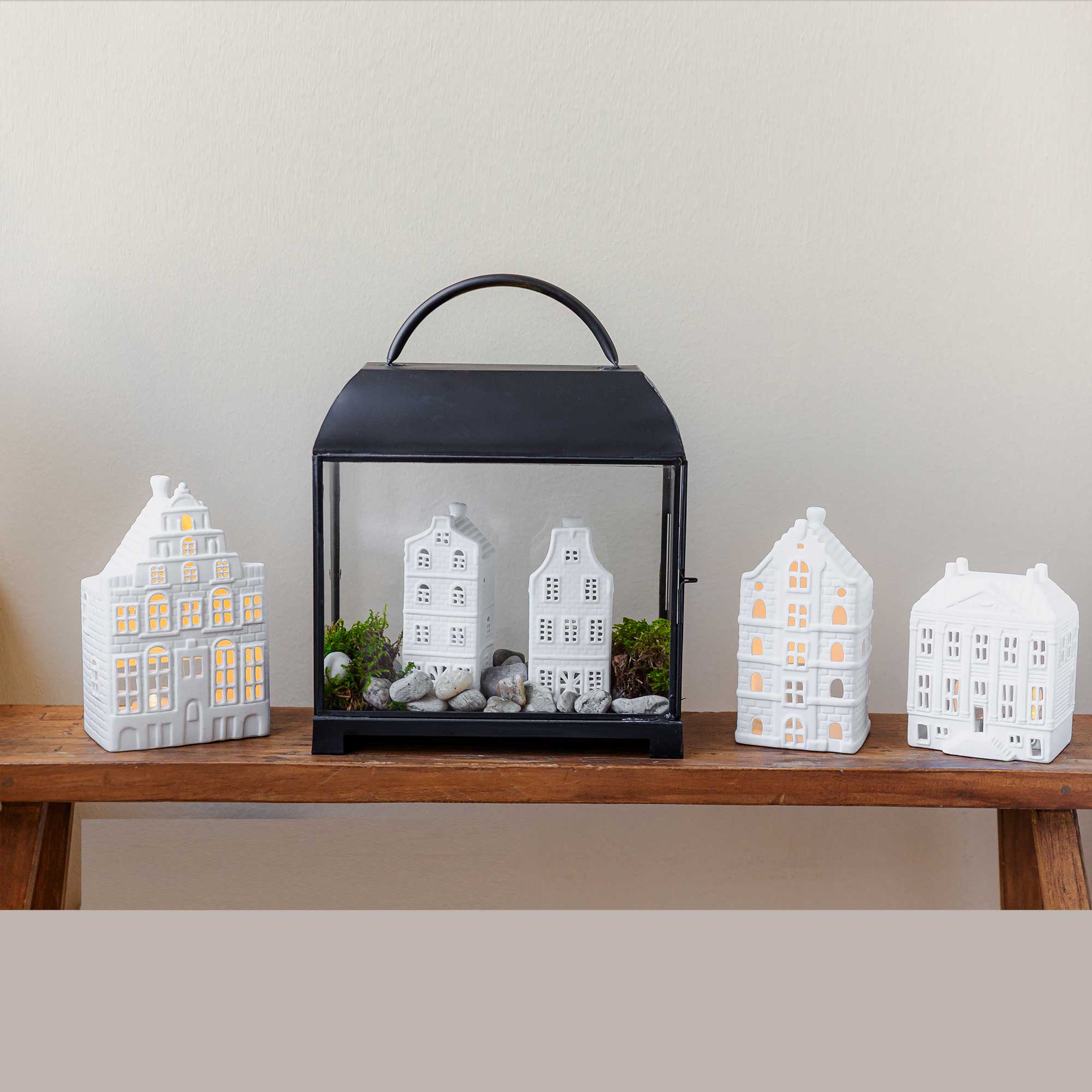 Windlicht Vitrine Laterne Kerzendeko Lichthausdeko online kaufen Soulbirdee Online Shop