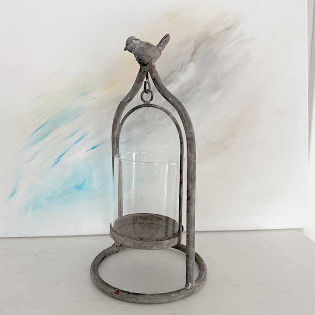 Windlicht Vogel