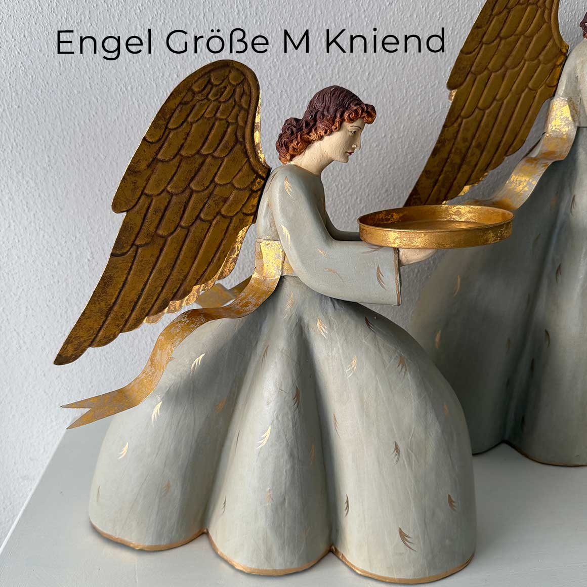 engelfiguren engel kniend vintage landhaus deko soulbirdee onlineshop