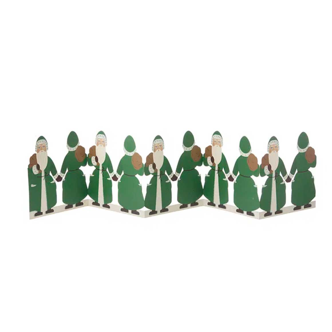 Nikolaus adventsdeko GRUEN Girlande Aufsteller Weihnachtsdeko Bungalow Soulbirdee