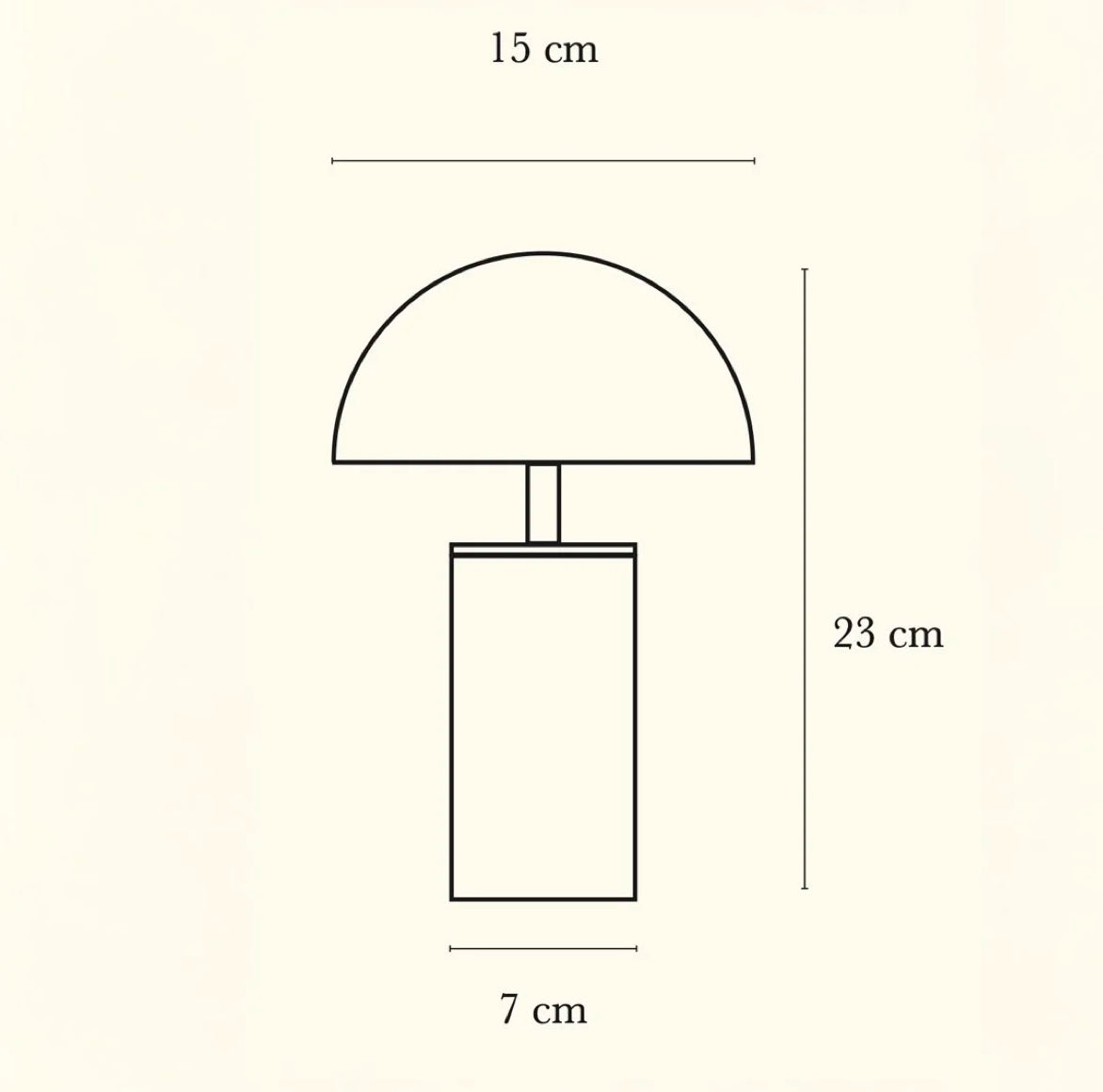 abmessungen tischlampe adei
