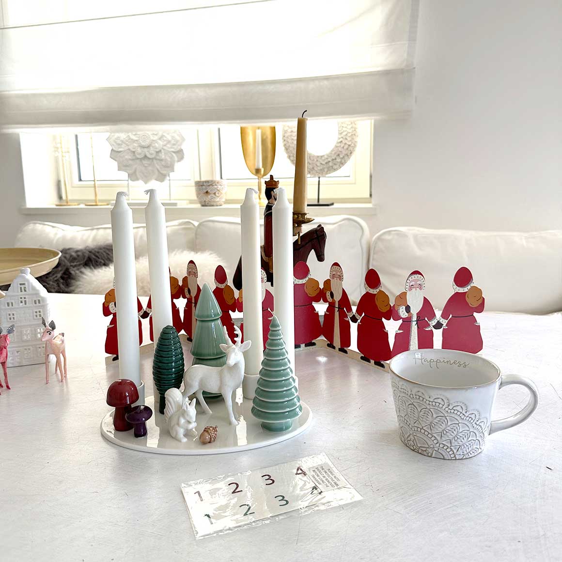 adventskranz ausgefallen Tischdeko nordisch skandinavische weihnachtsdeko advent deko adventsdeko kerzenhalter winterdeko dottir soulbirdee onlineshop winter stories Woodland