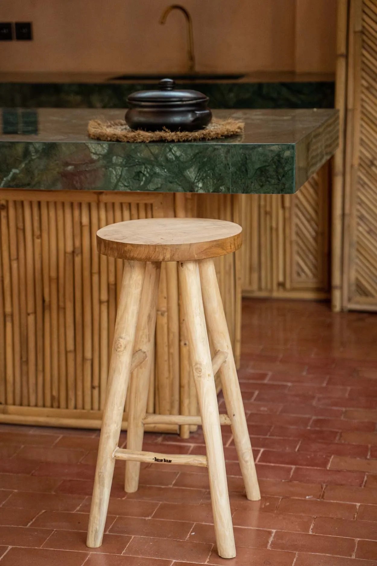 Barhocker Küche Soulbirdee Onlineshop Holzhocker Teak und Suar Holz