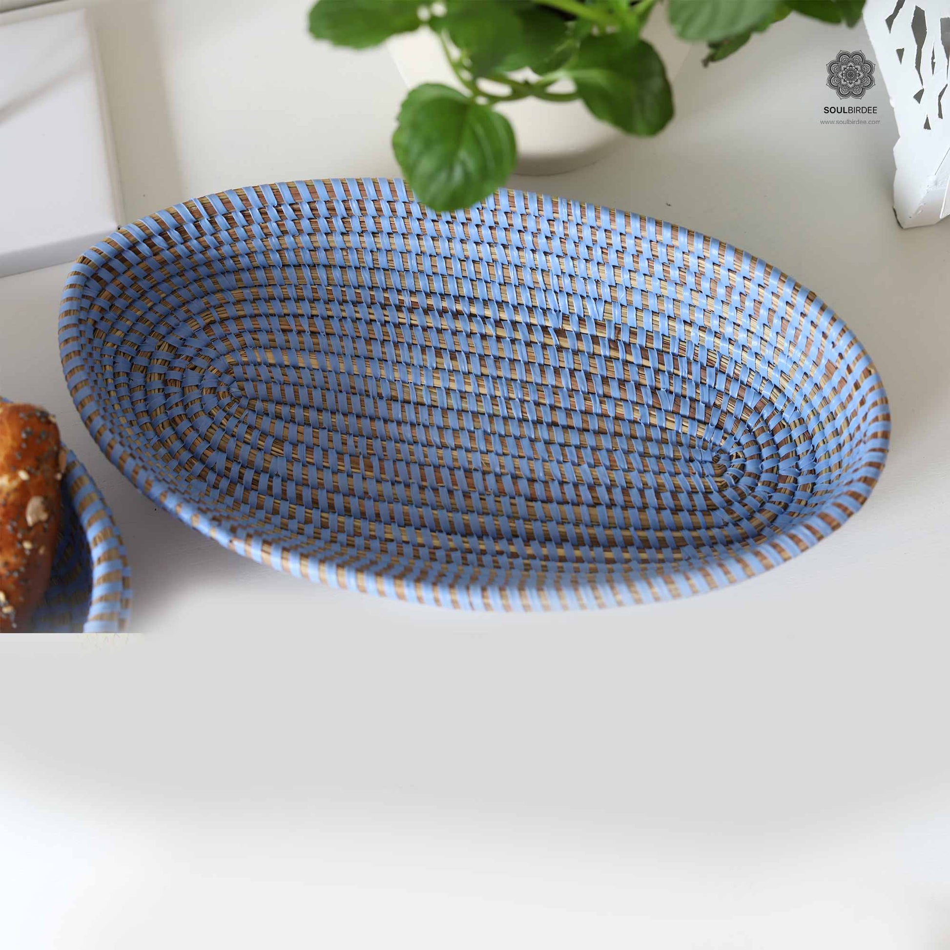 Brotkorb ♥ Buntes Körbchen aus Afrika als Osternest oder Brotkorb. Osterdeko & Tischdeko online kaufen, Soulbirdee Onlineshop