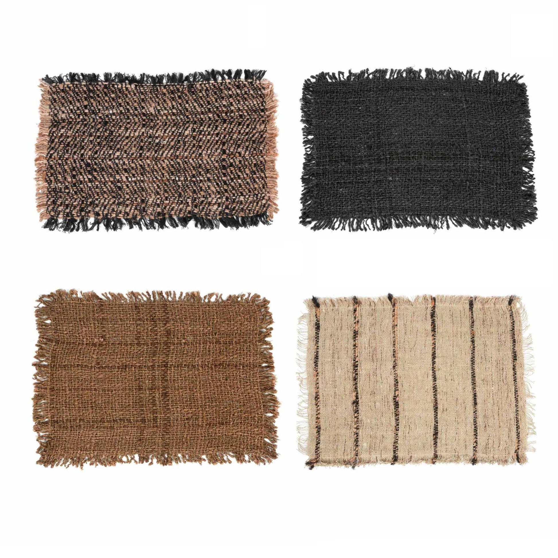 Tischset 8 Farben Set Baumwolle Ghee placemat Bazar Bizar Tischdeko Soulbirdee Onlineshop