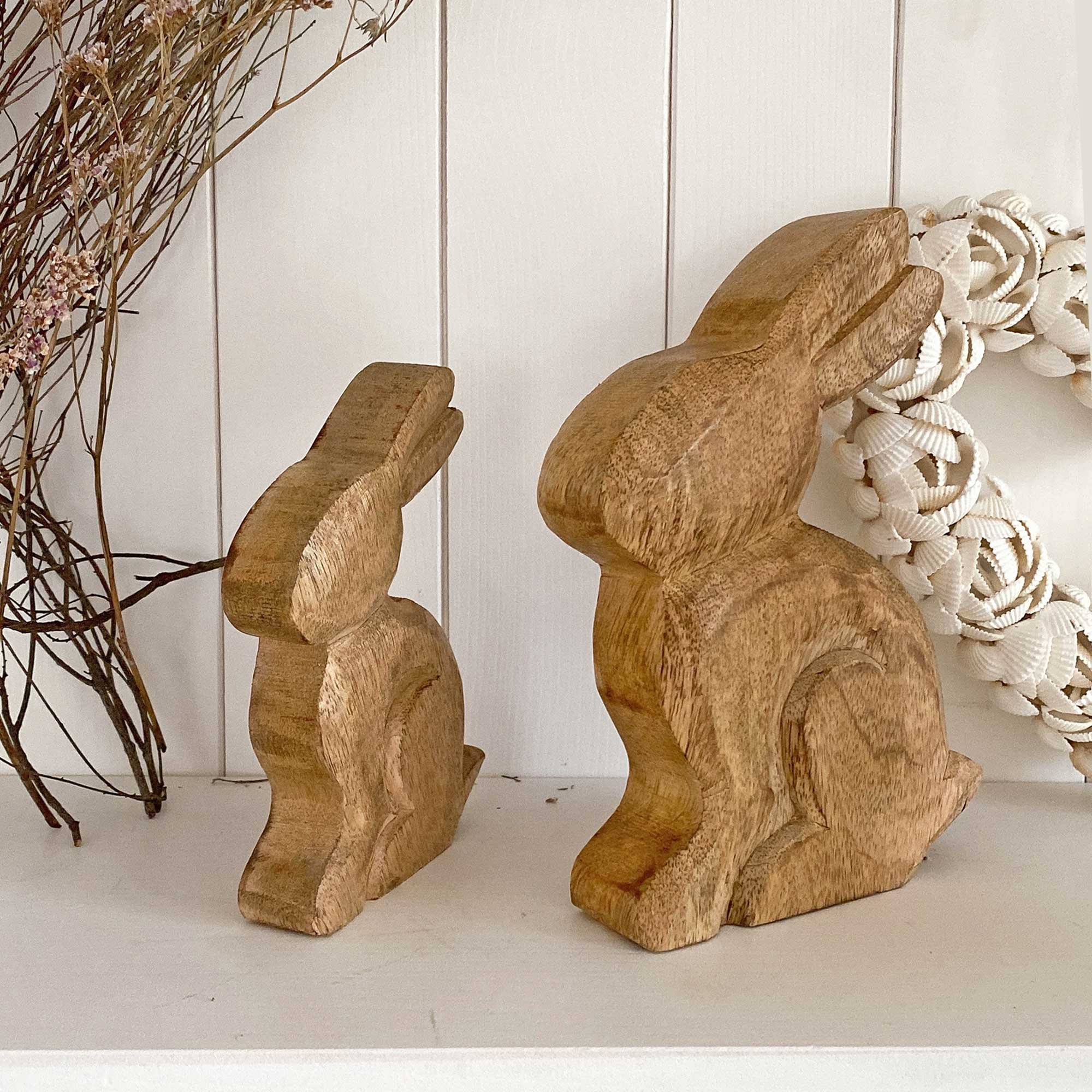 Osterdekoration 2023 Osterhase Holz Deko Hase Berti Soulbirdee Online Shoo