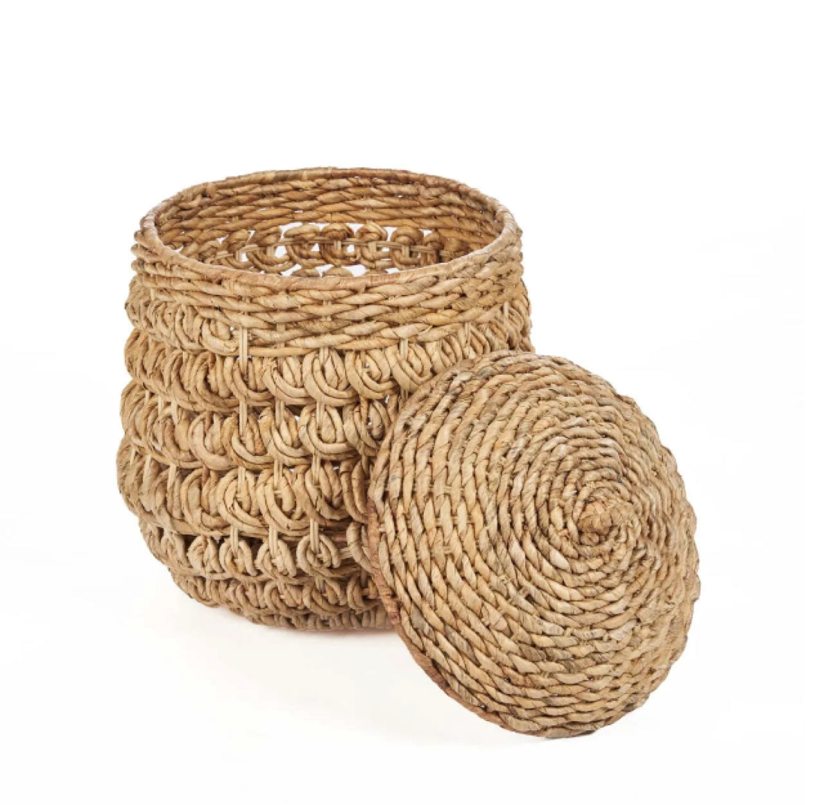 boho deckelkorb geflochten muster korb tarajih rattan bananenblatt badezimmer soulbirdee bazar