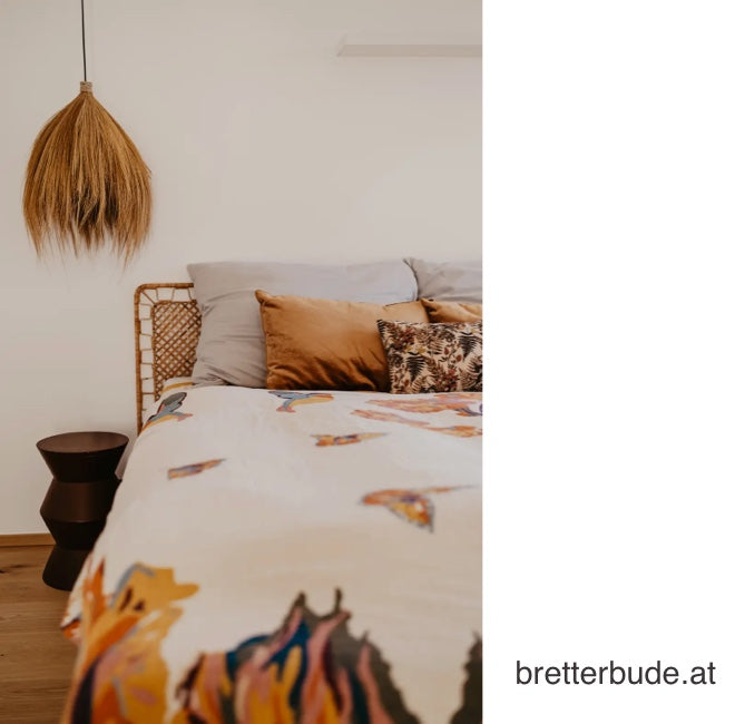 boho lampen seegras schlafzimmerlampe hängelampe soulbirdee onlineshop Nachttischlampe Pendelleuchte