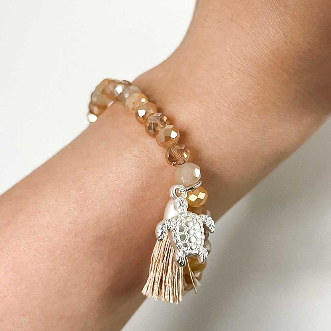 schmuck armband geschenk boho perlen turtle silber Biba hippie ibiza onlineshop soulbirdee
