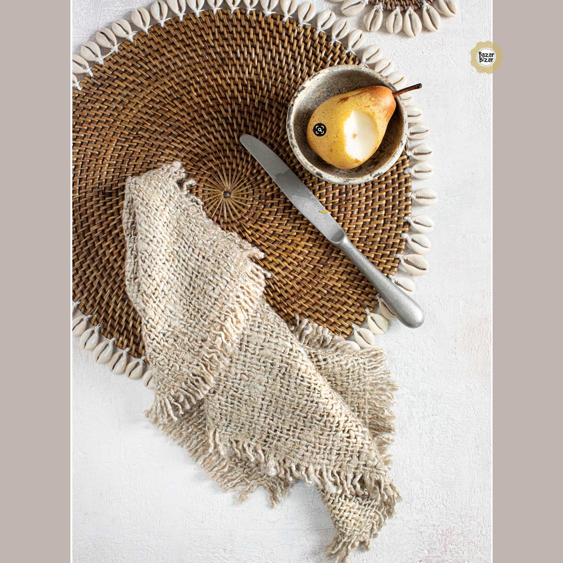 Textil Platzdecke Beige Bazar Bizar Bohemian Tischset Tischdeko Soulbirdee Online shop