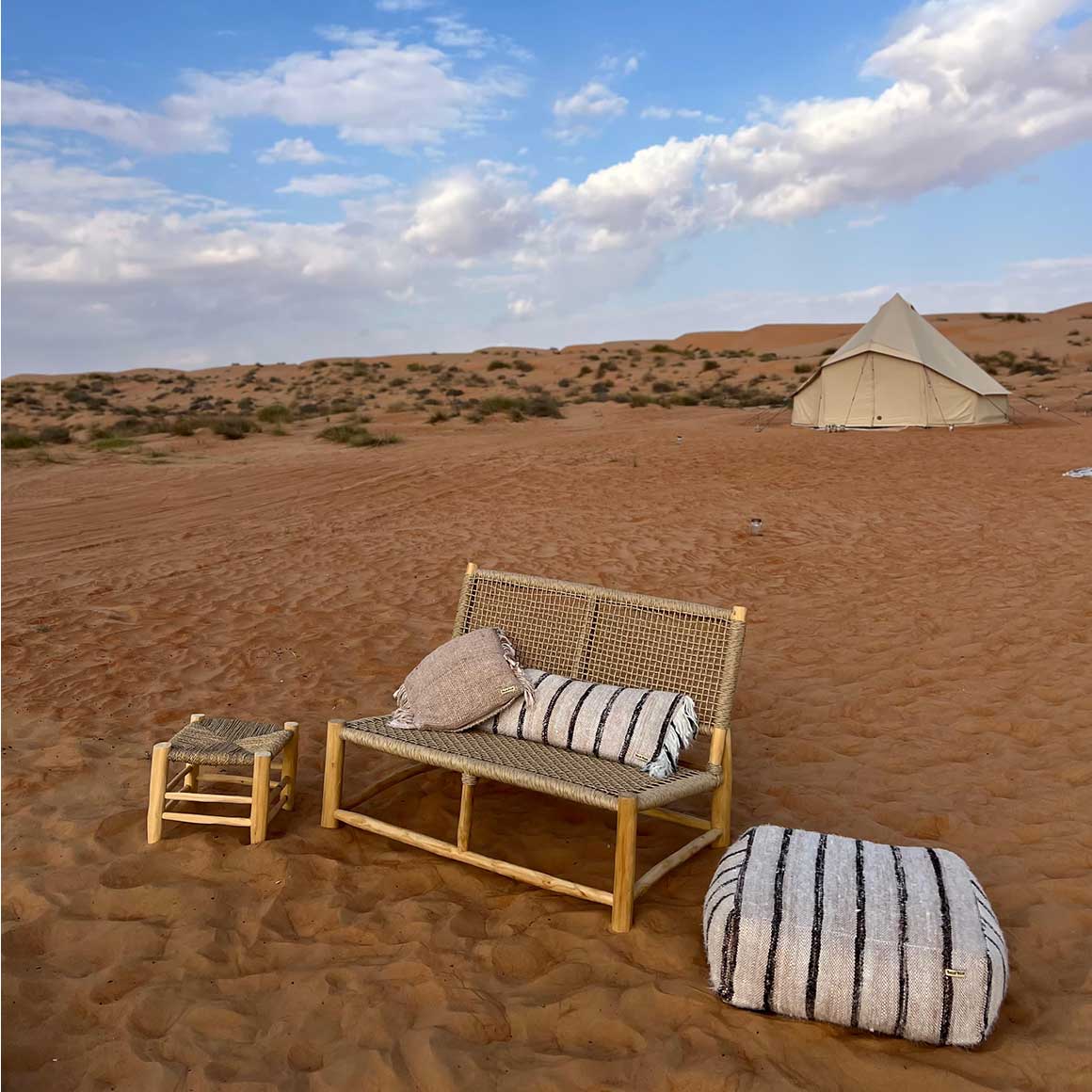 canvas club oman camp soulbirdee onlineshop deko wüstencamp textilien kissen