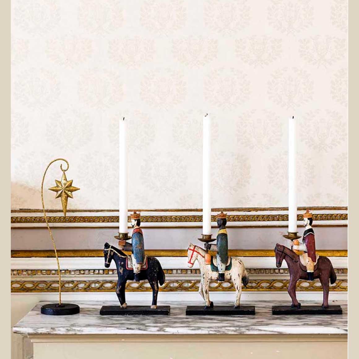 Leitstern Stern heilige 3 könige Bungalow DK soulbirdee onlineshop weihnachtsdeko Weihnachten Advent Kerzenständer