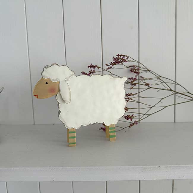 Osterdeko Lamm Aufsteller tischdeko kartenhalter soulbirdee shop
