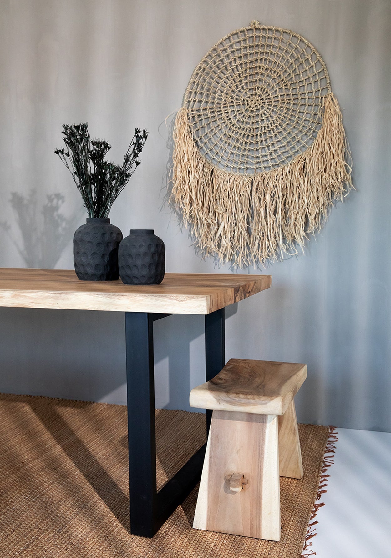holzhocker Suar stool Schlafzimmer möbel Bazar Bizar online kaufen holzmöbel Soulbirdee Online shop