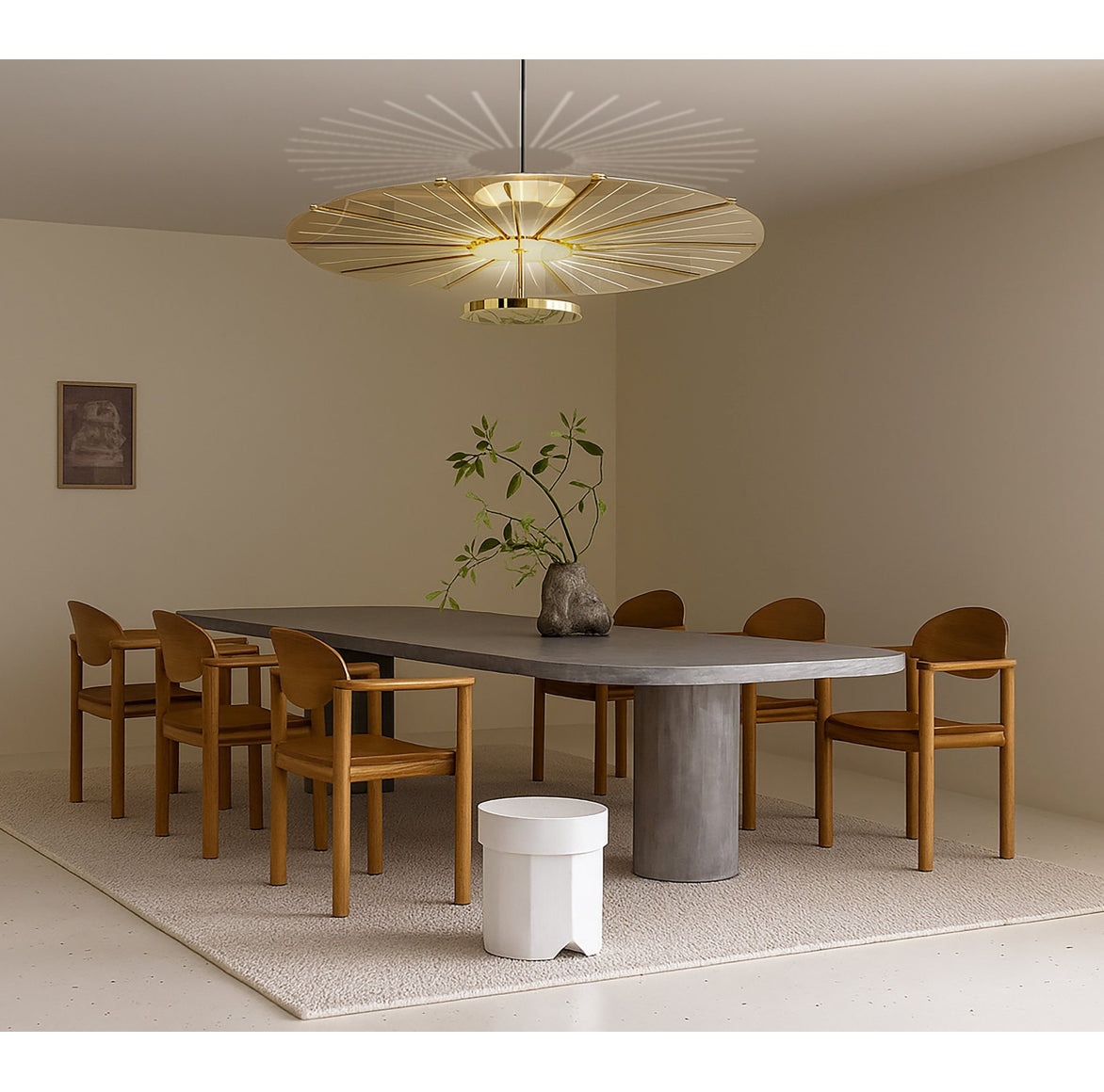 deckenlampe deckenleuchte esstisch leuchte xl gross gold madia baccaris soulbirdee