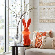 Moderner Deko Hase in Orange 2026 boho hippie