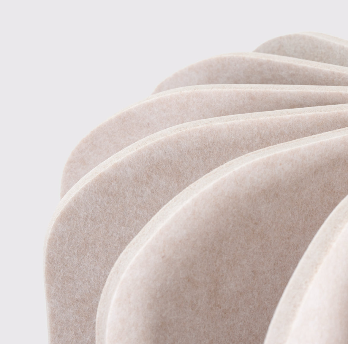 Detail Lampenschirm aus Filz MULA