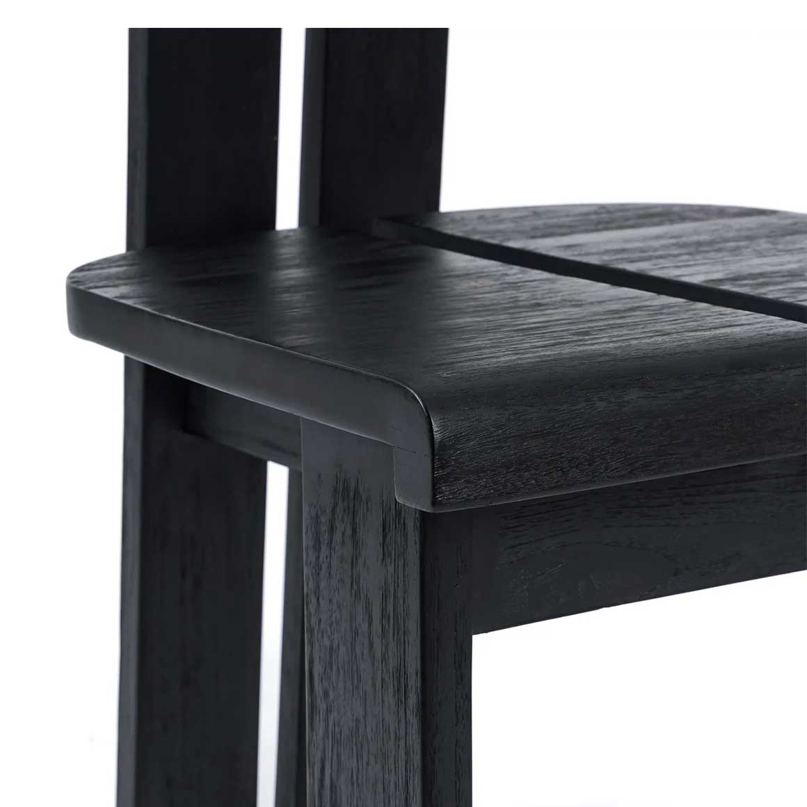 detail stuhl schwarz modern holzstuhl