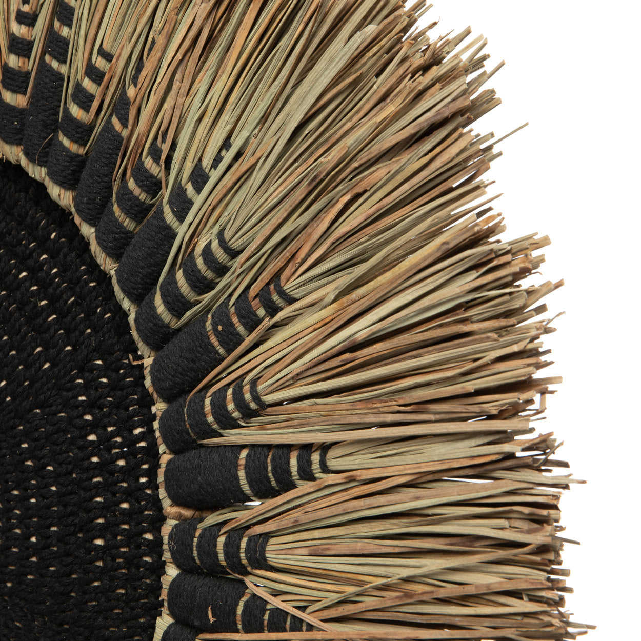 detail des Muster und Material der wanddeko macramee