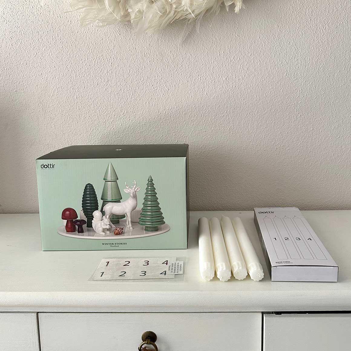 dottir advent deko adventsdeko woodland kerzenhalter winterdeko dottir soulbirdee onlineshop