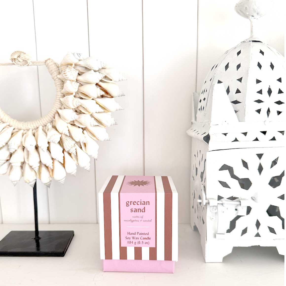 duftkerze rosa ibiza streifen süß sojawachs keramik soulbirdee onlineshop