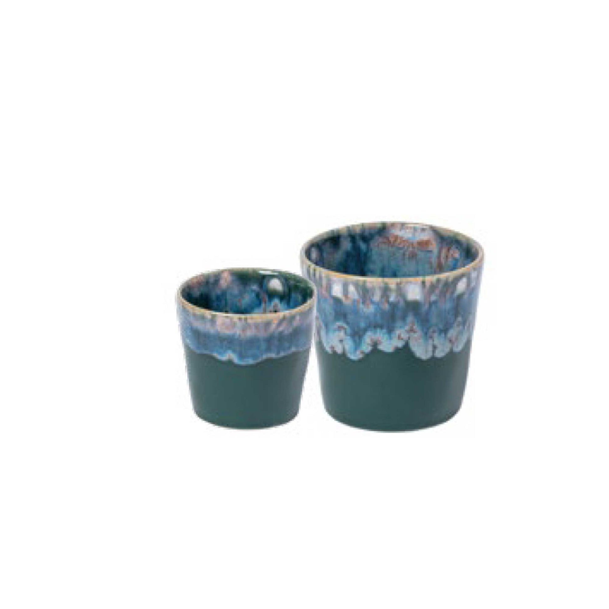 Espresso Dunkelgrün Set Ombre Verlauf Schüssel Geschirr Porzellan Tasse Ibiza Geschirr kaufen Soulbirdee Shop
