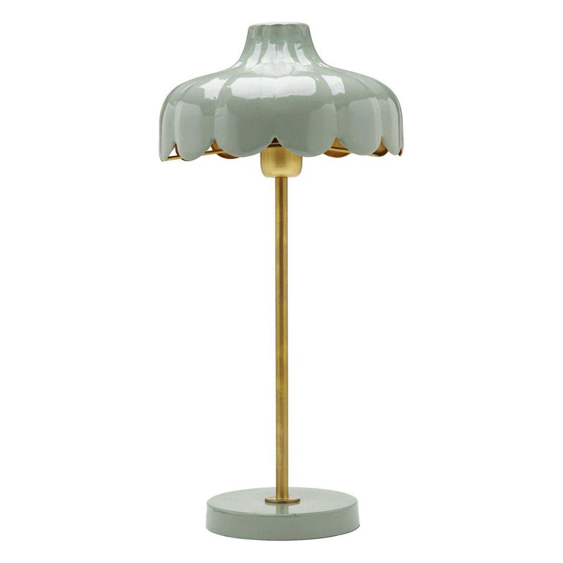 Skandi Tischlampe in Blumenform “Fika”, Grüne Lampe von PR Home bei Soulbirdee Onlineshop