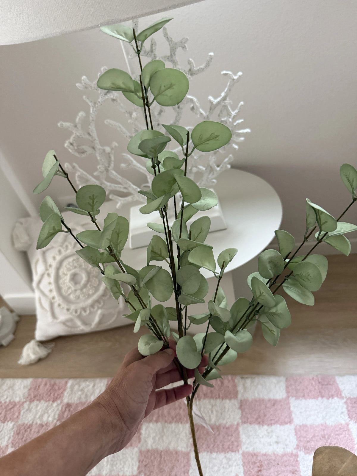 Eukalypus Zweig als künstliche Deko Blume 70 cm groß
