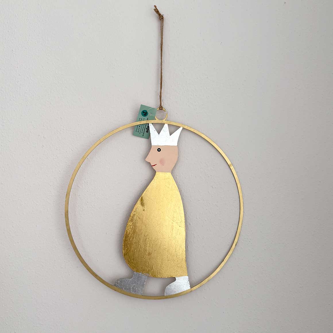 fensterdeko gold dünn könig 30cm soulbirdee onlineshop pape