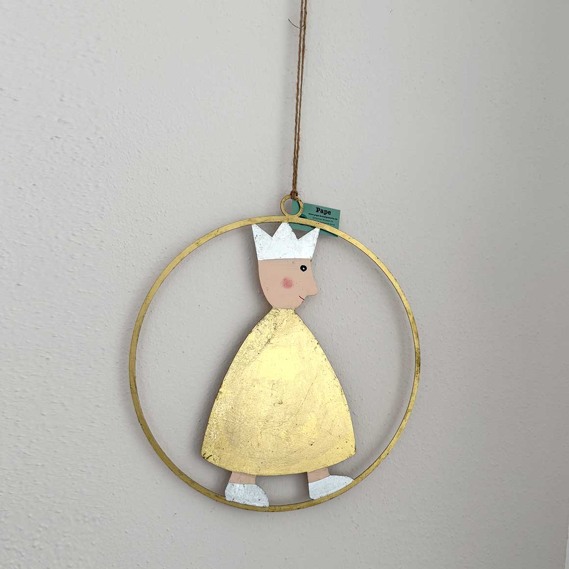 fensterdeko gold könig 30cm soulbirdee onlineshop pape