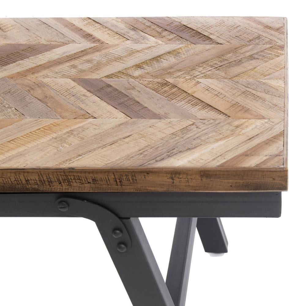 Detail Holz Muster Sitzbank Fischgräte | Holzbank zum sitzen | Sitzmöbel Bank Holzbank modern schwarz braun esszimmer Esstisch Bazar Bizar Soulbirdee Onlineshop