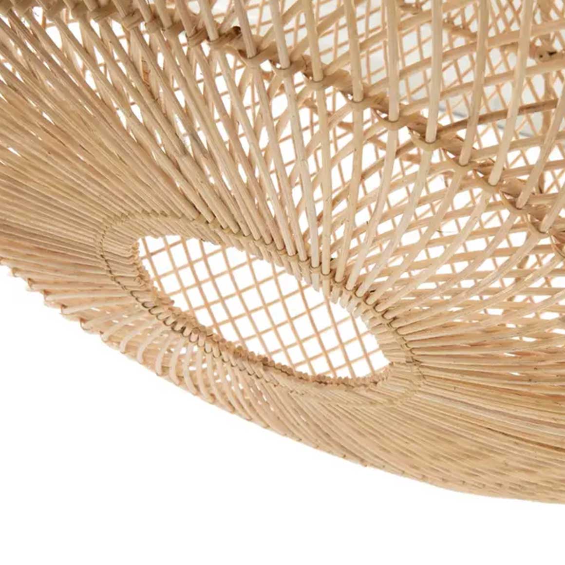 Öffnung Rattan Lampenschirm