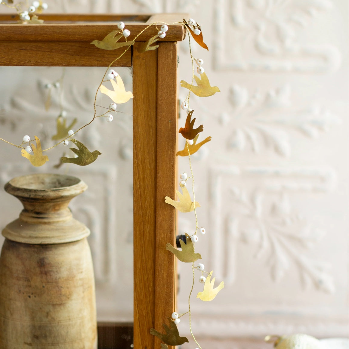 girlande vogel deko gold landhaus advent gold weldaad soulbirdee onlineshop