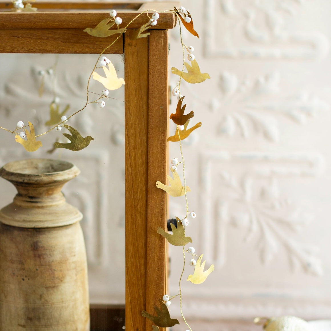 Girlande Gold Vogel
