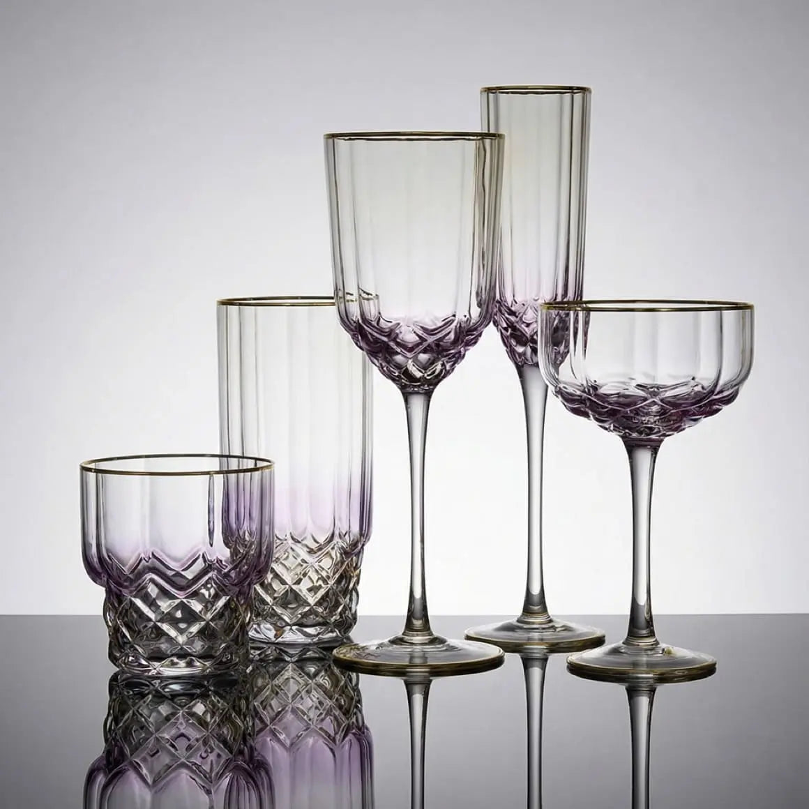 Die Trinkglas Kollektion PINK BLUSH